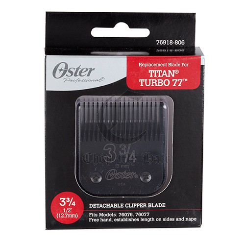 Oster Detachable Clipper Blade Size 33/4 for 76, Titan, Turbo 77 76918806