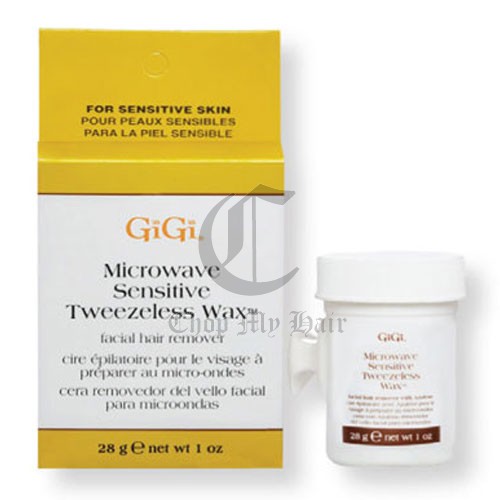 GiGi Microwave Sensitive Tweezeless Wax Facial Hair Remover 1oz GIGI0893