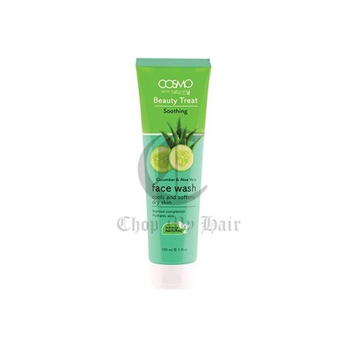 Cosmo Soothing Cucumber & Aloe Vera Skin Naturals Face Wash 5oz COS866
