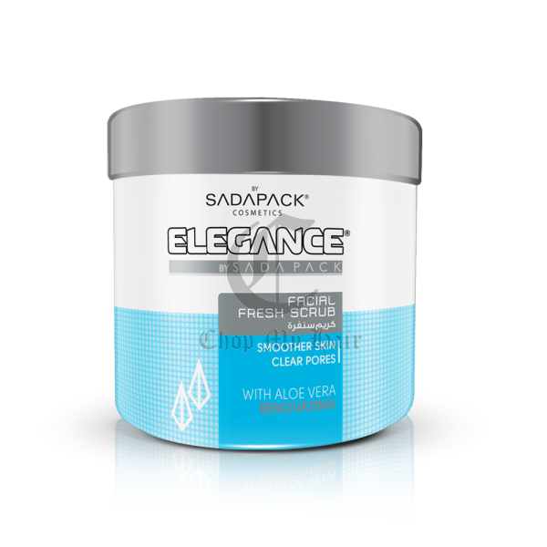 Elegance Facial Scrub w/ Aloe Vera (Blue Label) 17.6oz ELEFSAV