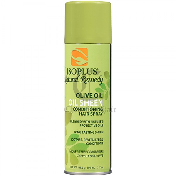 Isoplus Natural Remedy Olive Oil Sheen Conditioning Hair Spray 7oz. ISO426