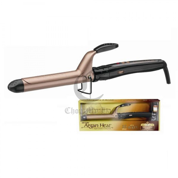Babyliss PRO One n Only Argan Heat 1" Ceramic Curling Iron w/ Oil ONOMH100S