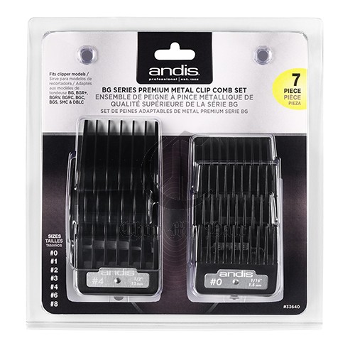 Andis BG Series Premium Metal Guide Set 33640