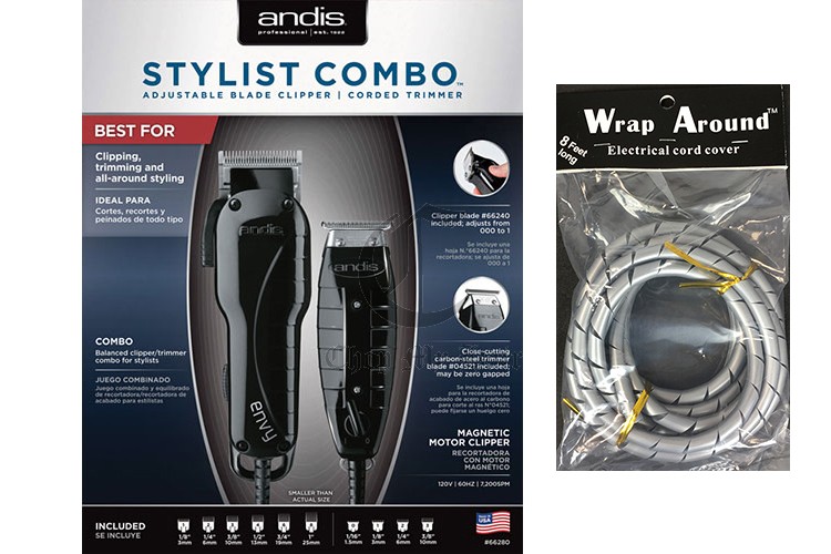 Andis Stylist Combo Envy Clipper T Outliner Trimmer Kit 66280